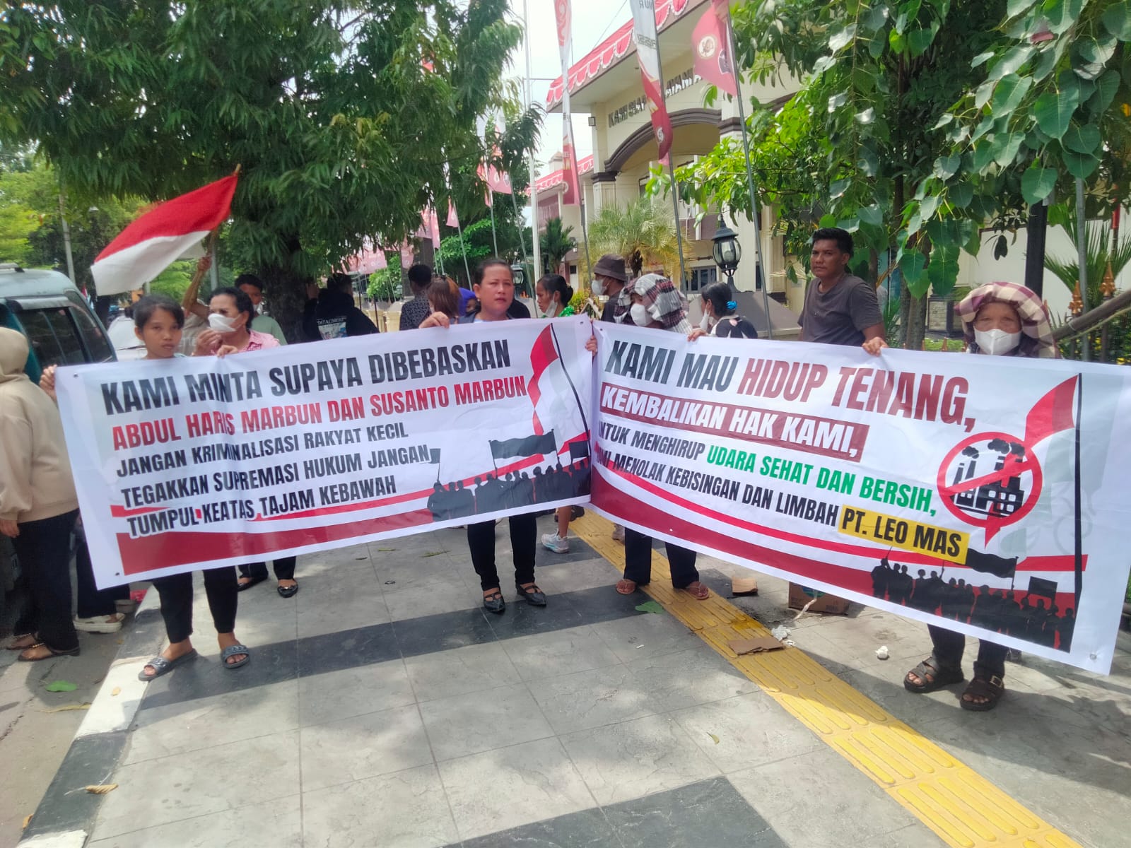 Akibat Limbah Sawit, PT Leo Mas Sunggal Penjarakan Anak dan Bapak Sintua