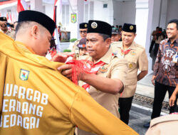 Lepas Kontingen Jamnas XII, Bupati Darma Wijaya: Jadilah Pramuka Sergai yang Tangguh dan Mandiri