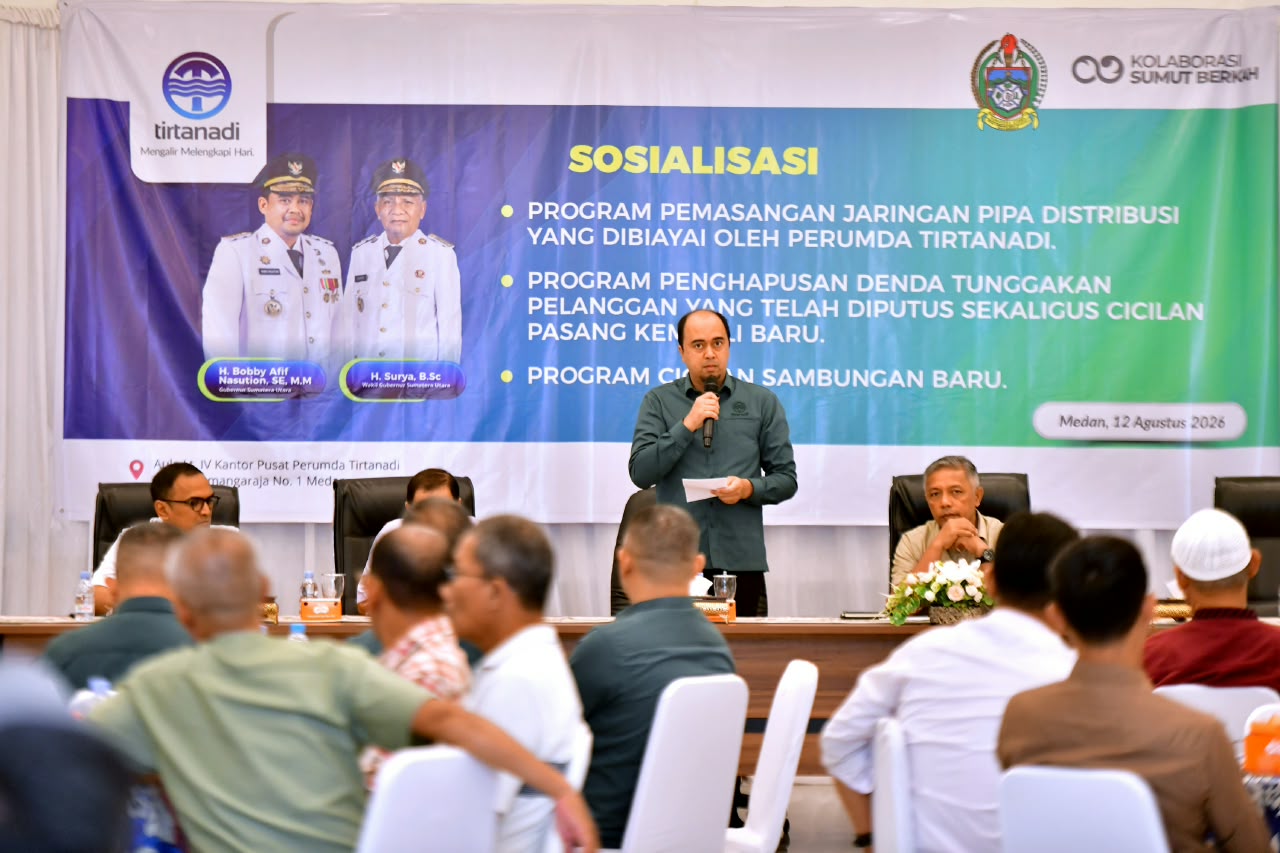 Kabar Baik..! Tirtanadi Gratiskan Pemasangan Pipa Distribusi, Denda Tunggakan Dihapus dan Biaya Pasang Baru Bisa Dicicil