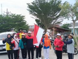Sambut HUT RI ke-81, K3S Tanjung Beringin Gelar Gerak Jalan dan Doorprize