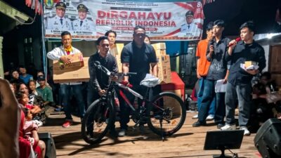 Resmi Ditutup Kades, Festival Dangdut HUT RI Bagan Kuala Sukses dan Meriahkan