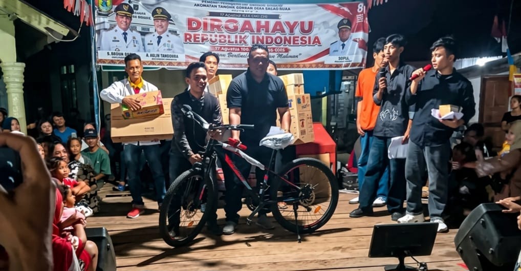 Resmi Ditutup Kades, Festival Dangdut HUT RI Bagan Kuala Sukses dan Meriahkan