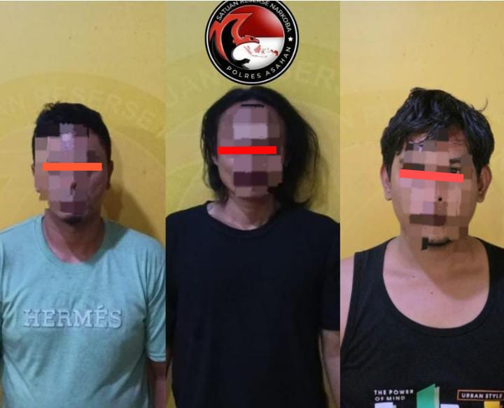 Satres Narkoba Polres Asahan ungkap 3 Kasus , ±51,21 Gram Sabu dan 3 Butir Ekstasi Serta 0,12 gram