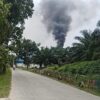 Asap Hitam Pekat Pabrik PKS Sei Silo Asahan Selimuti jalur Buntu Pane
