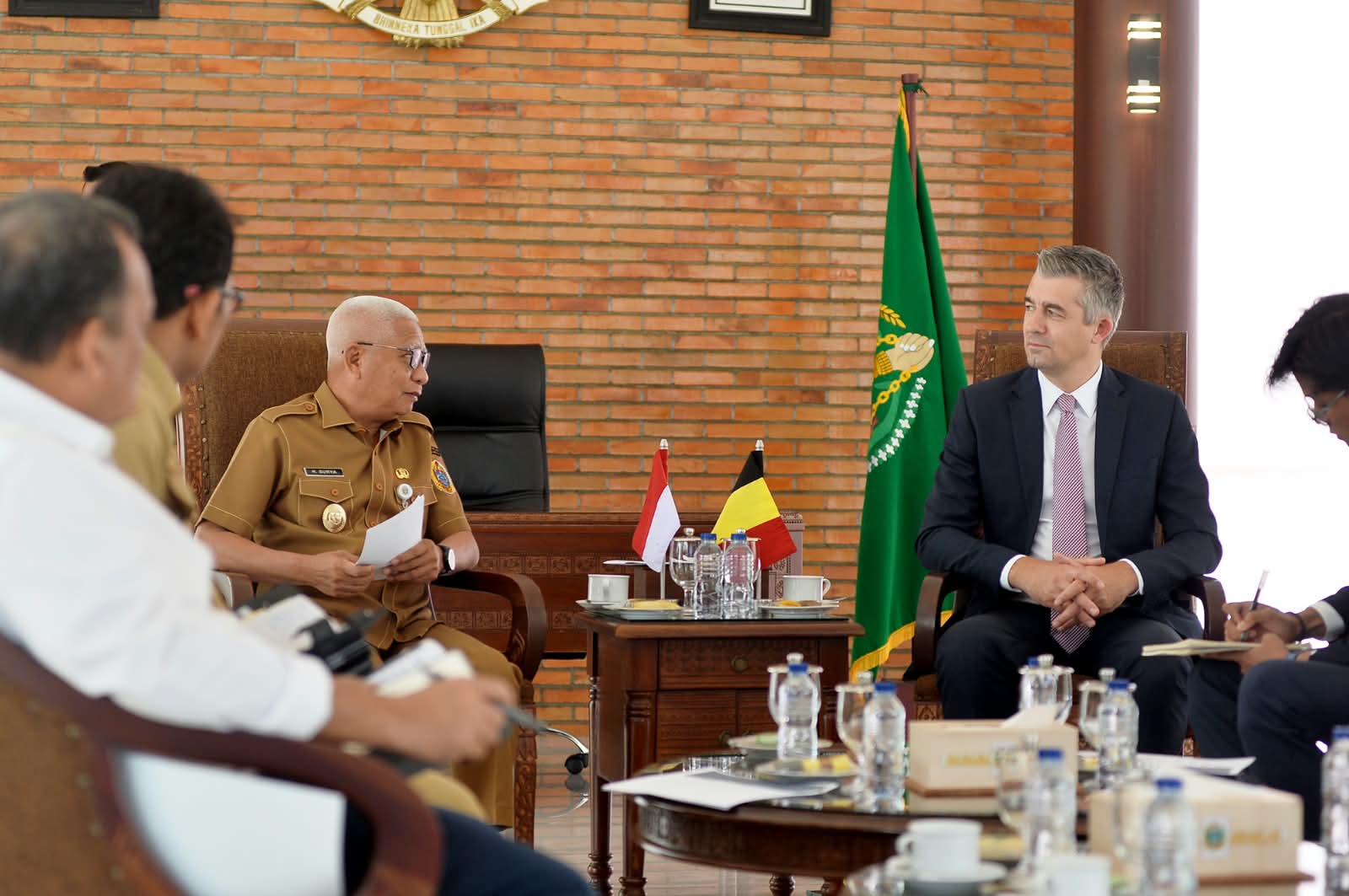 Wagubsu Surya Tawarkan Potensi Investasi Kepada Duta Besar Belgia