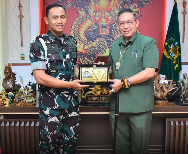 Ketua DPRD Dan Dandenpom I/5 Medan Bangun Komitmen Untuk Jaga Kelembagaan