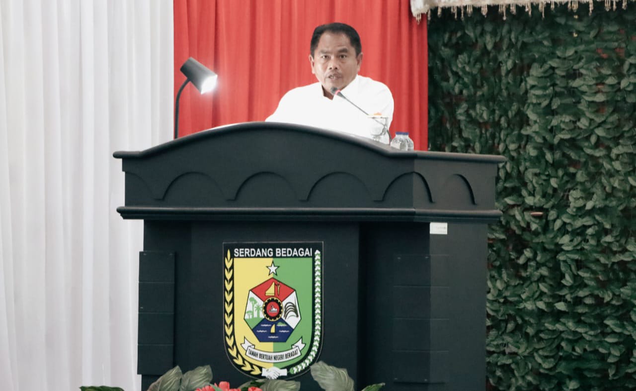 Bupati Sergai Sampaikan Rancangan Perubahan APBD 2026, Belanja Naik Rp332 Miliar