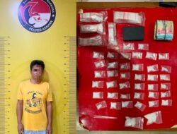 Diduga Jadi Lokasi Transaksi Sabu, Timsus Anti Narkoba Polres Asahan Amankan Seorang Pria dengan Barang Bukti 63,67 Gram Sabu