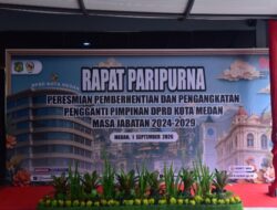 DPRD Medan Resmi Lantik Hj Sri Rezeki AMd Jadi Wakil Ketua DPRD Kota Medan Sisa Masa Jabatan 2024-2029