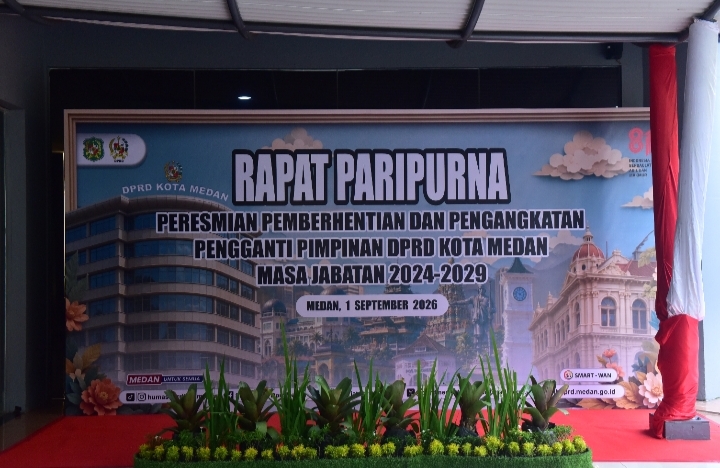 DPRD Medan Resmi Lantik Hj Sri Rezeki AMd Jadi Wakil Ketua DPRD Kota Medan Sisa Masa Jabatan 2024-2029