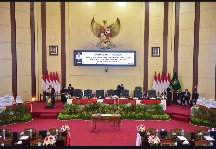 DPRD Medan Resmi Lantik Hj Sri Rezeki AMd Jadi Wakil Ketua DPRD Kota Medan Sisa Masa Jabatan 2024-2029