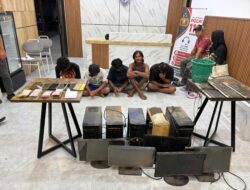 8 Orang di Bagan Asahan di duga Terlibat Judol Diamankan Unit Jatanras Polres Asahan