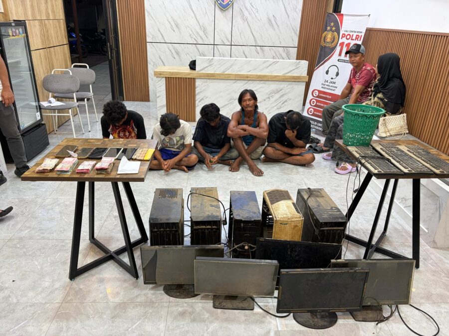 8 Orang di Bagan Asahan di duga Terlibat Judol Diamankan Unit Jatanras Polres Asahan