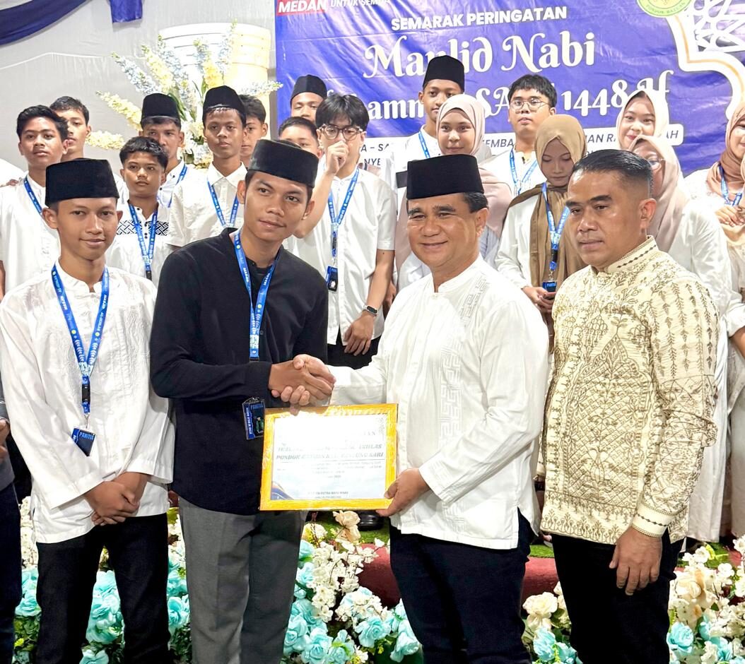 Maulid Nabi Di Pondok Batuan, Pemko Medan Tantang Remaja Masjid Lahirkan Generasi Berakhlak