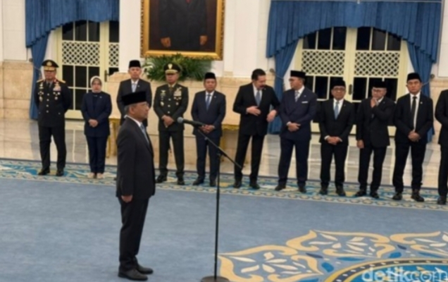 Presiden Prabowo Lantik Suahasil Nazara Gantikan Purbaya Yudhi Sadewa