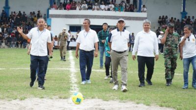 Turnamen Sepak Bola Antar Kecamatan Di Taput Dibuka
