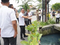 Sidak Di Medan Helvetia, Zakiyuddin Soroti Drainase Tersumbat Tak Terhubung