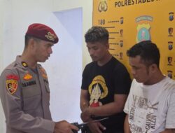 Dua Residivis Curanmor Gol Di Polsek Medan Kota