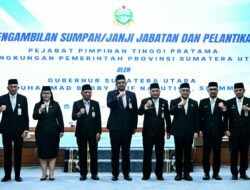 Bobby Nasution Lantik Tiga Pejabat Pimpinan Tinggi Pratama, Tekankan Target Pembangunan Terukur