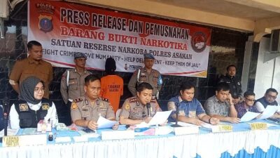 M Alias J Asal Kabupaten Bangkalan Jawa Timur Membawa 5 Kg Sabu dan 285 Butir di Tangkap Satnarkoba Polres Asahan.
