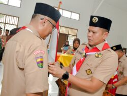 Adlin Tambunan Lantik Pengurus Pramuka Kotarih dan Silinda