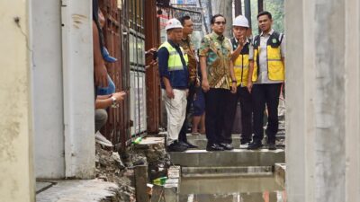 Rico Waas Pastikan Pengerjaan Drainase Gaperta Berjalan Optimal