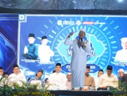 Ribuan Warga Padati Taman Stadion Teladan Peringati Maulid Nabi, Rico Waas Ajak Bangun Medan Bersama