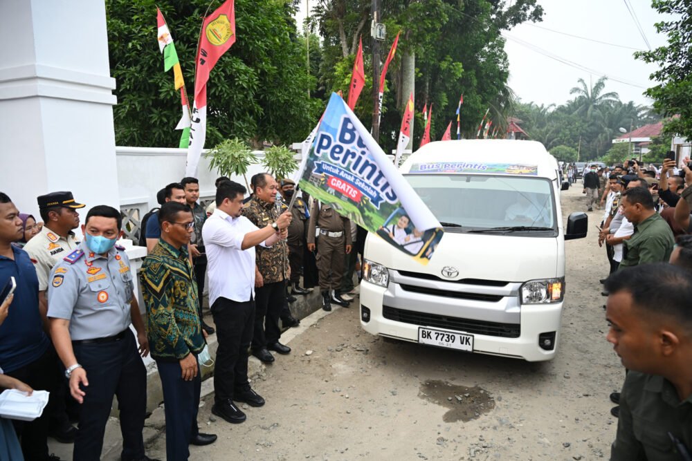 Permudah Akses Sekolah Bagi 1.008 Pelajar, 33 Bus Gratis Hadir Di 5 Kabupaten Di Sumut