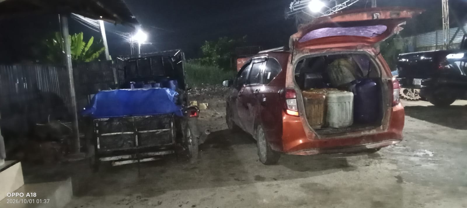 Gawat! Mobil Pelangsir Solar Bersubsidi di SPBU14.212.291 Granx Max hitam dan Sigra Oren Berjalan Mulus Tanpa ada Tindakan Polres Asahan