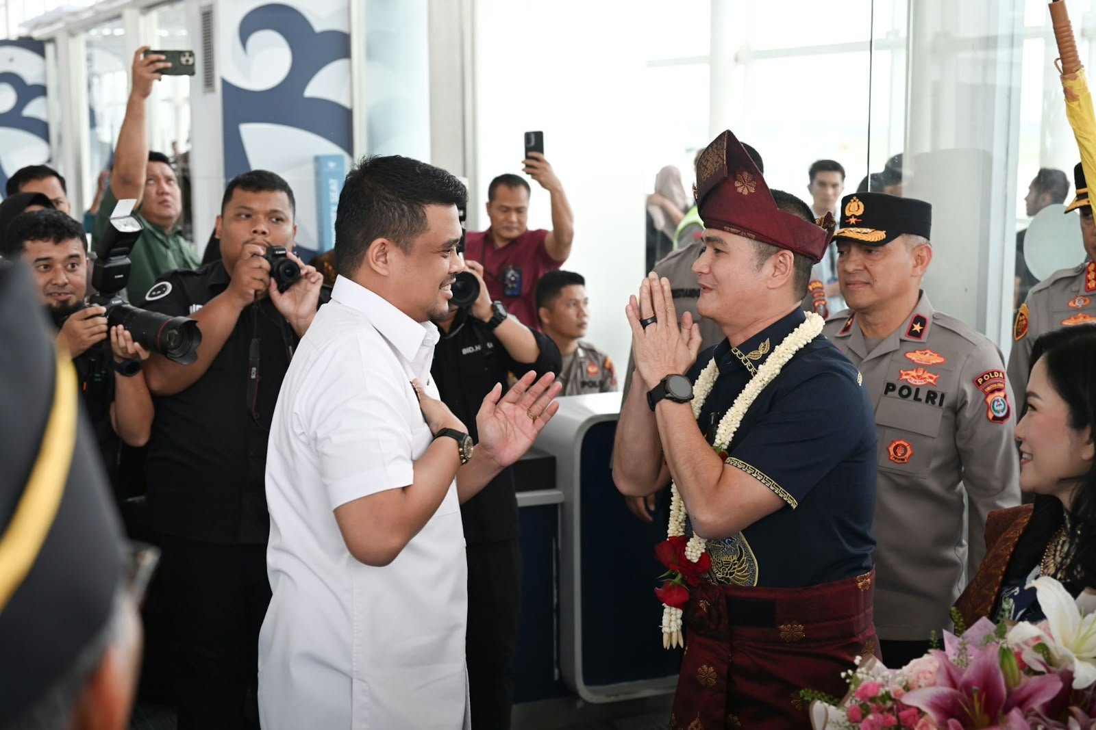 Bobby Nasution Sambut Kapolda Sonny Irawan, Siap Perkuat Kolaborasi