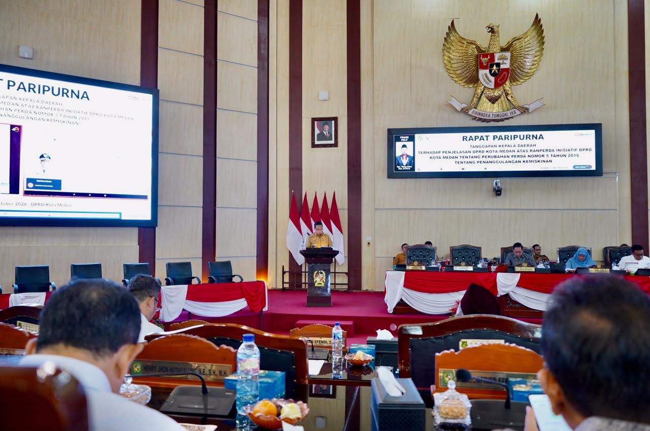 Rico Waas: Bicara Dorong Penanggulangan Kemiskinan Di Paripurna DPRD Medan