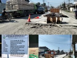 Bobby Nasution ‘Diprank’, Proyek Jalan Veteran Senilai Rp. 4,9 M Mangkrak