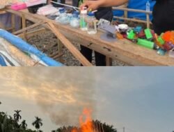 Sarang Narkoba Desa Serba Jadi, Sunggal Dan 6 Barak Untuk Pompa Dibakar