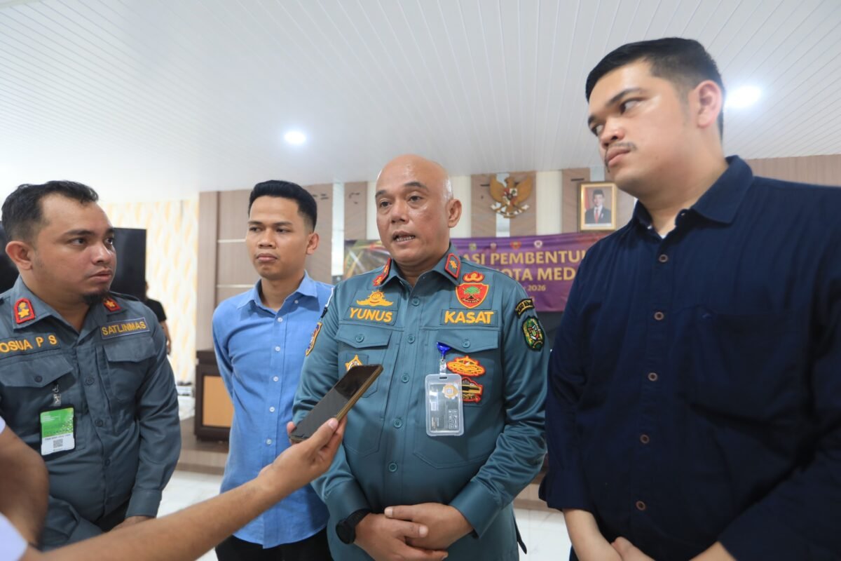 Percepat Pembentukan Aslinmas, Satpol PP Medan Kuatkan Satlinmas hingga Tingkat Kelurahan