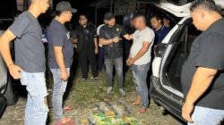 Tabrak Mobil Pelaku, Satres Narkoba Polrestabes Medan Gagalkan 24 Kilogram Sabu Ke Palembang