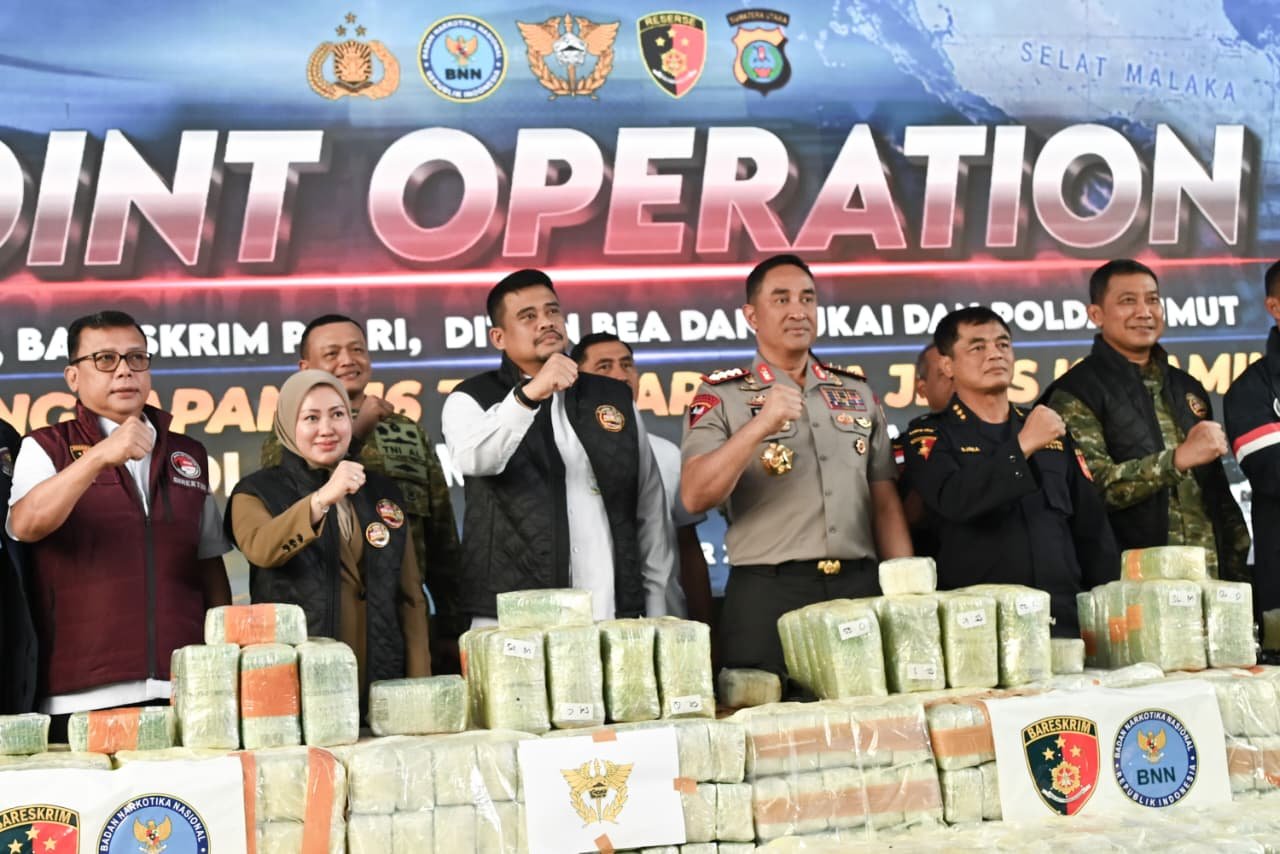 Bobby Nasution Apresiasi Pengungkapan 1,16 Ton Ketamin, Minta Jaringan Narkotika di Sumut Diputus