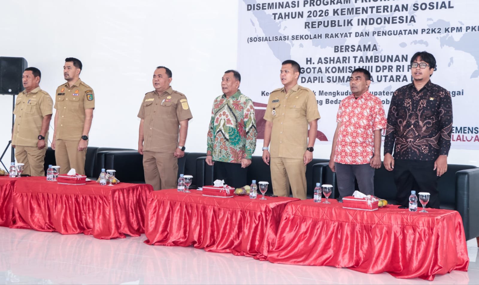 Wabup Sergai Hadiri Diseminasi Program Prioritas Presiden Bidang Pendidikan dan Sosial