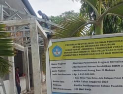 Diduga Abaikan K3,Proyek Revitalisasi Sekolah SMKN 2 Kisaran Jadi Sorotan Publik